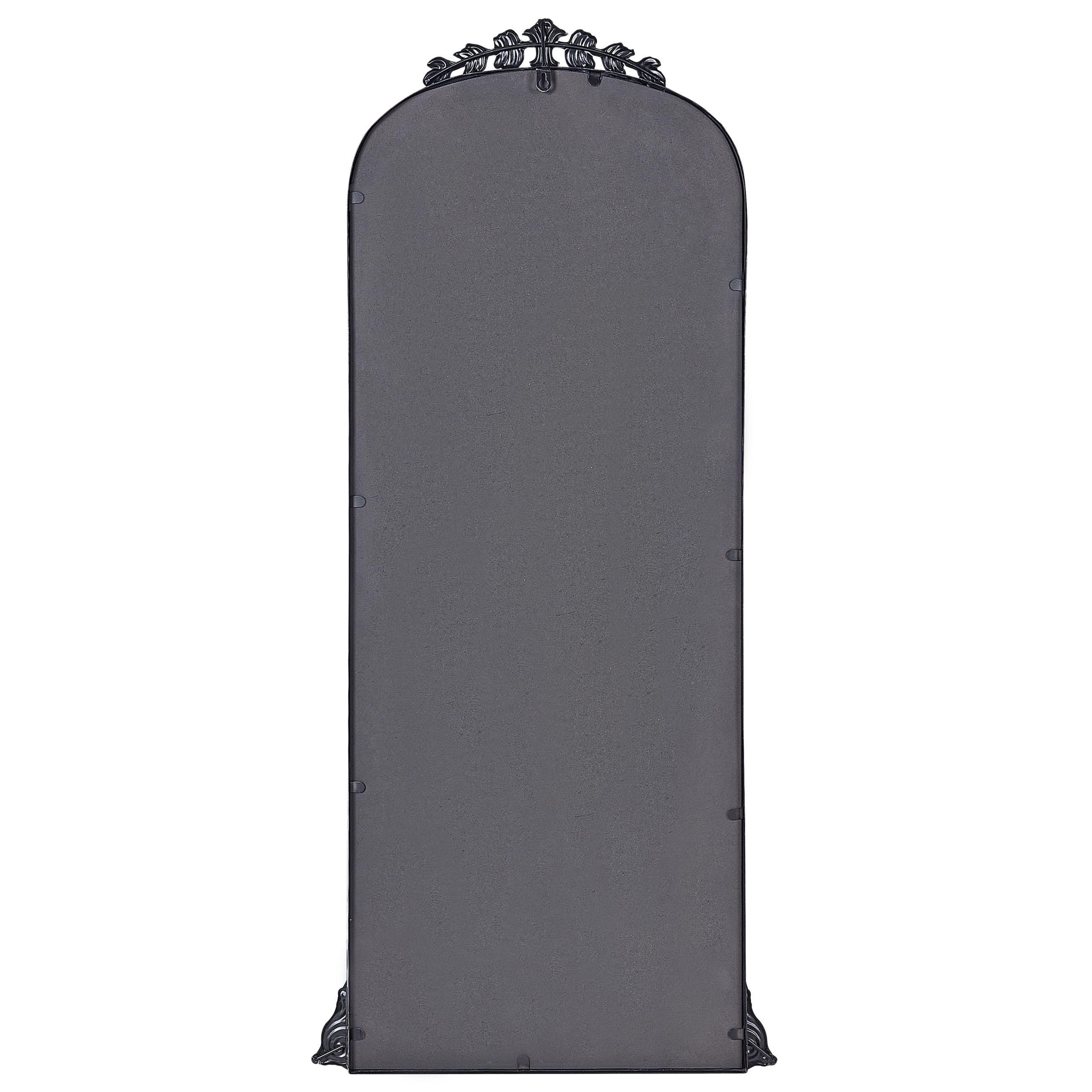 WANDSPIEGEL schwarz Metall 51/114 cm Livry - Schwarz, Metall (51/114/3cm) - Beliani