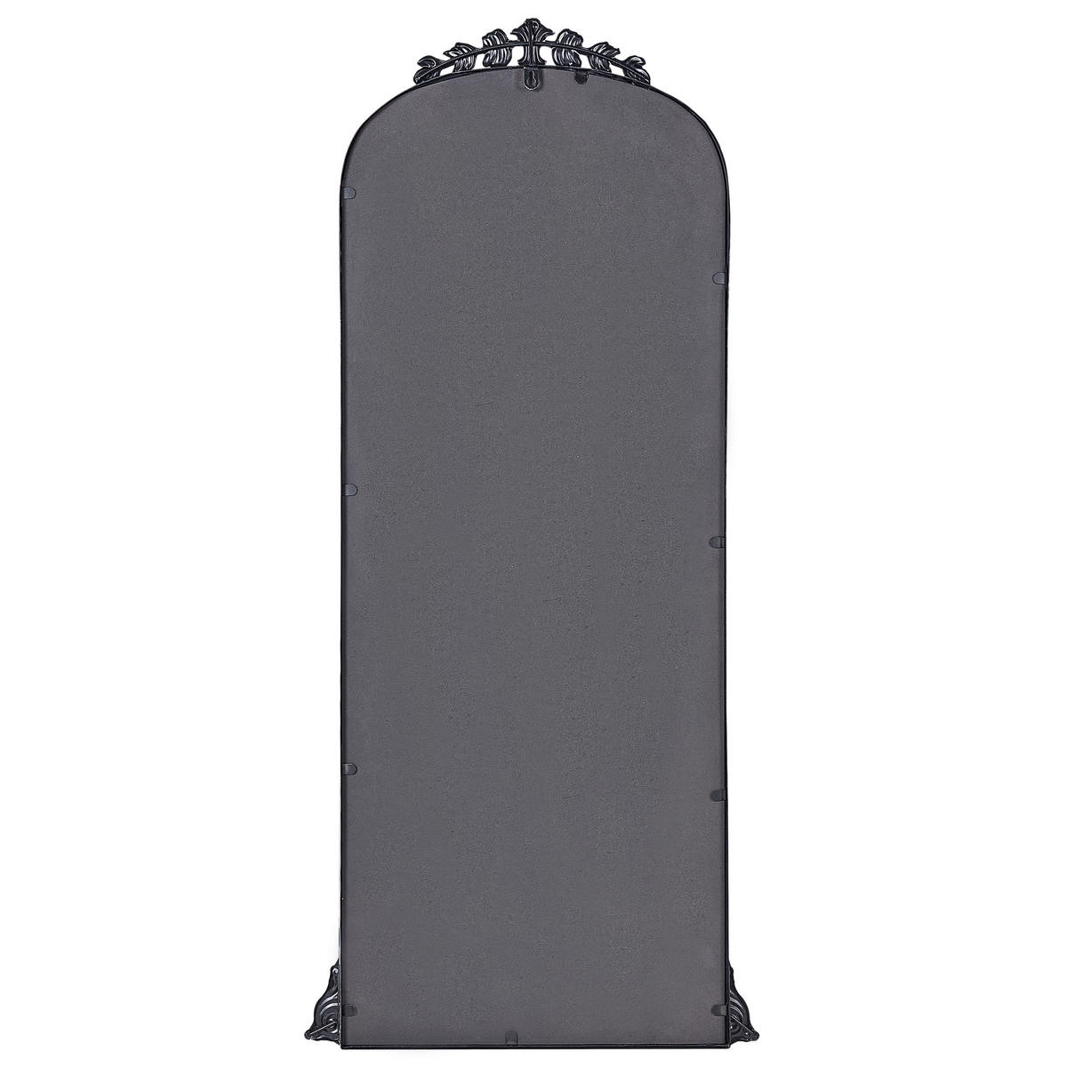 WANDSPIEGEL schwarz Metall 51/114 cm Livry - Schwarz, Metall (51/114/3cm) - Beliani