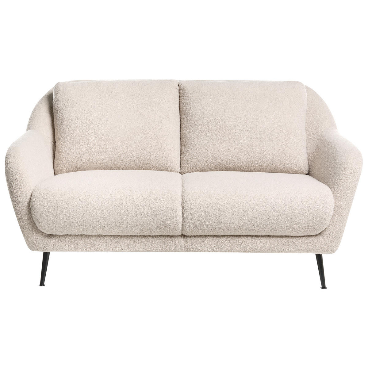 POHOVKA 2-místná Bouclé Béžová Eiby - béžová, textil (130/80/90cm) - Beliani
