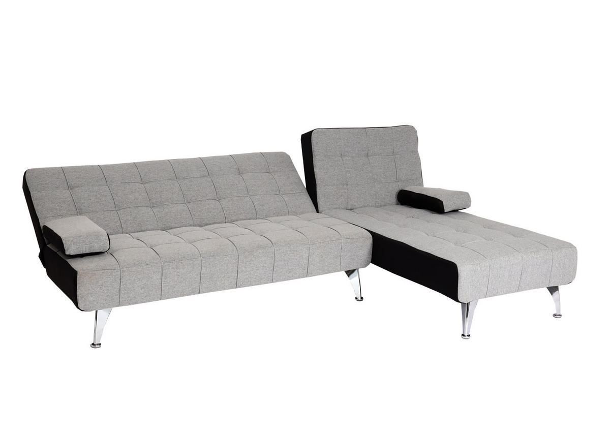 SCHLAFSOFA Hellgrau - Hellgrau, Textil (236/95cm) - MCW