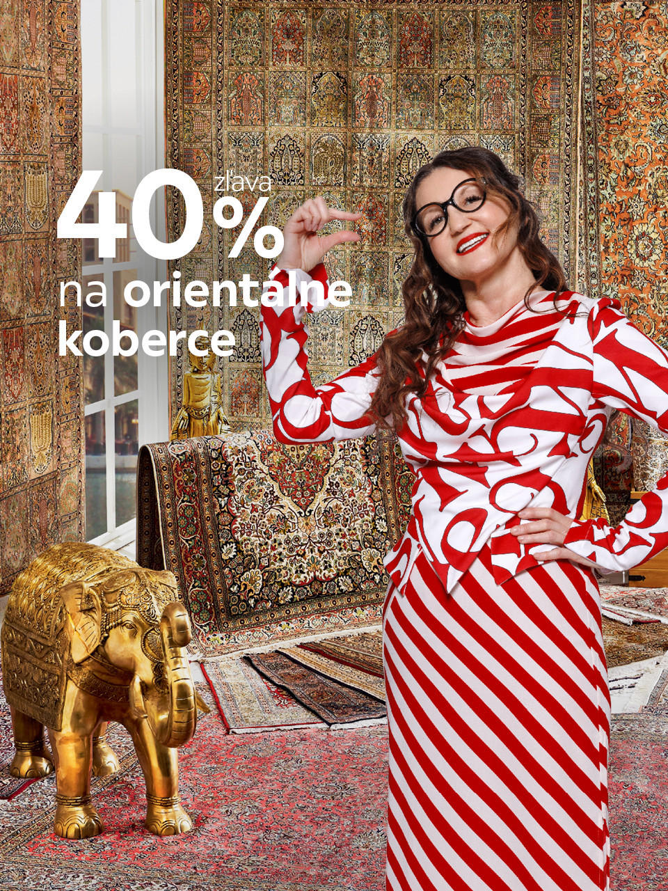 zľava 40 % na orientálne koberce
