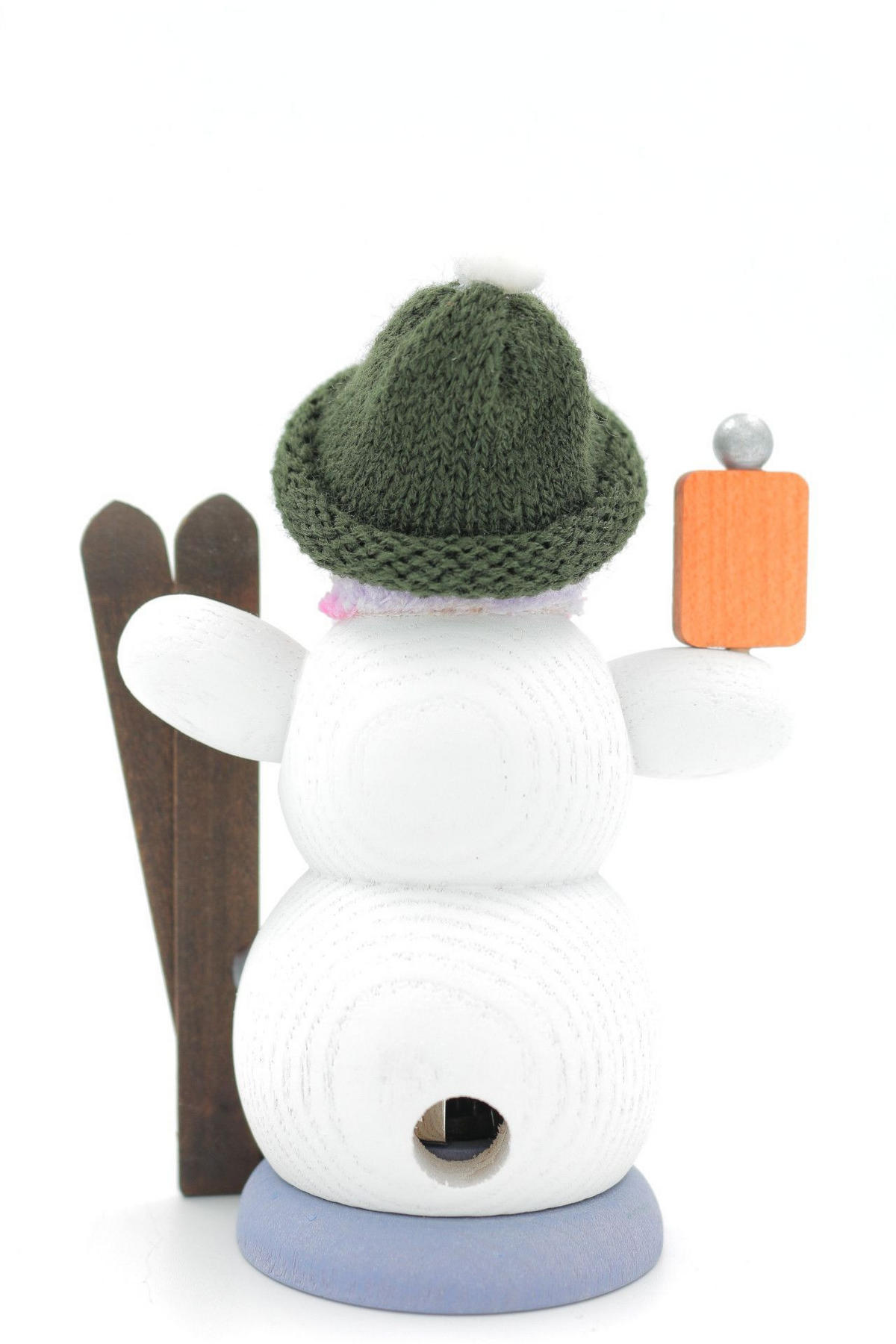 RAUCHFIGUR Schneemann Après-Ski 13 cm - Multicolor, Holz (6/13/10cm)