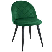 POLSTERSTUHL 4er Set, Holzbeine Grün 50/77/54 - Grün, Textil (54/76/57cm) - RAUMHIRSCH FURNITURE