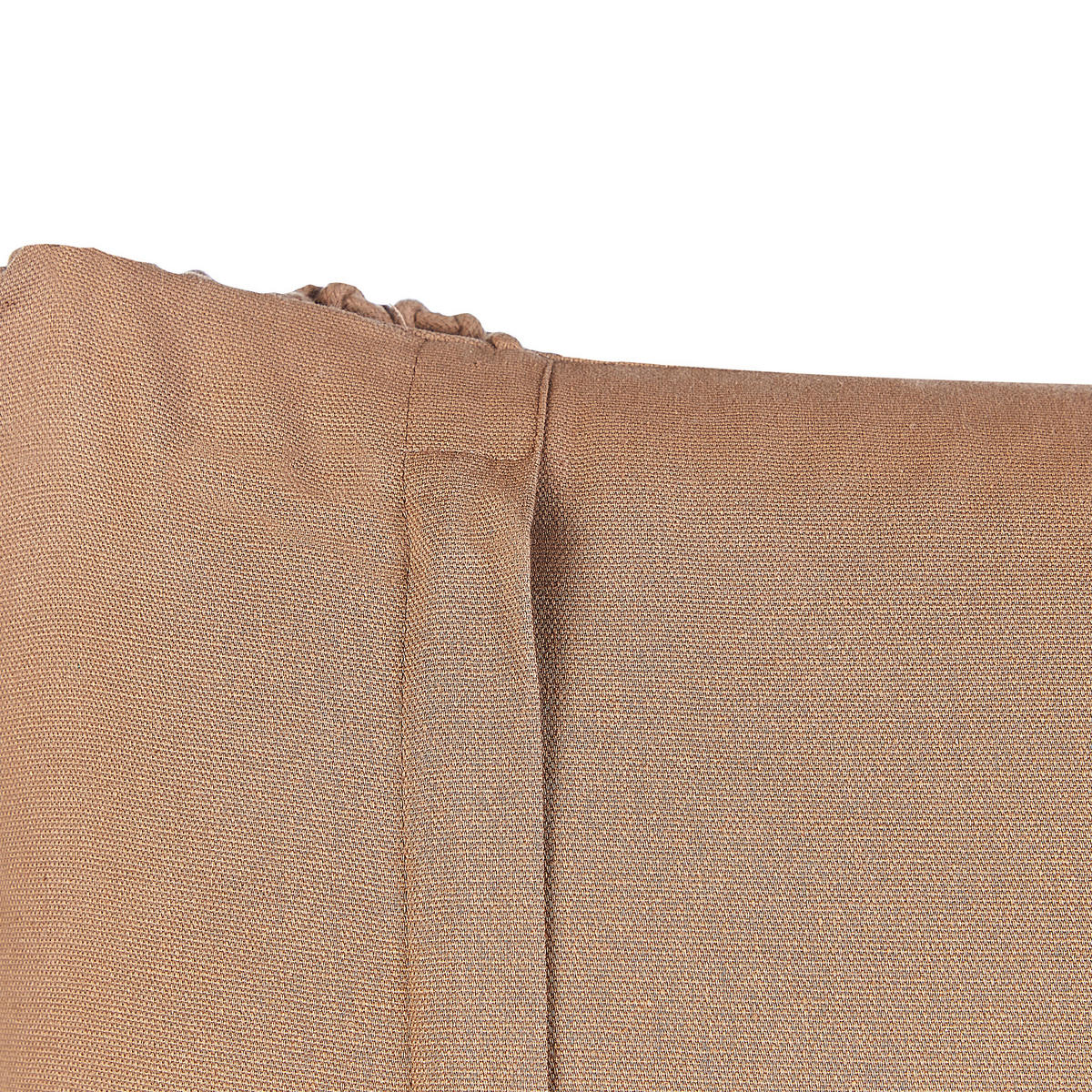 DEKOKISSEN 2er-Set Braun 45/45 cm Bamian - Braun, Textil (45/45cm) - Beliani