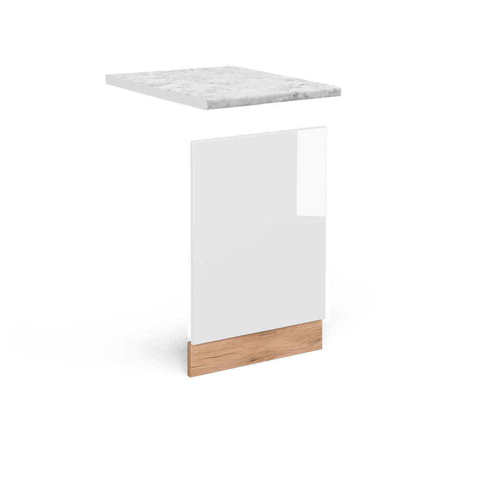 FRONTPANEL R-Line Vit högblank 45 cm , AP Marble Vit högglans, Ekfärgad 67.4/45/60 cm