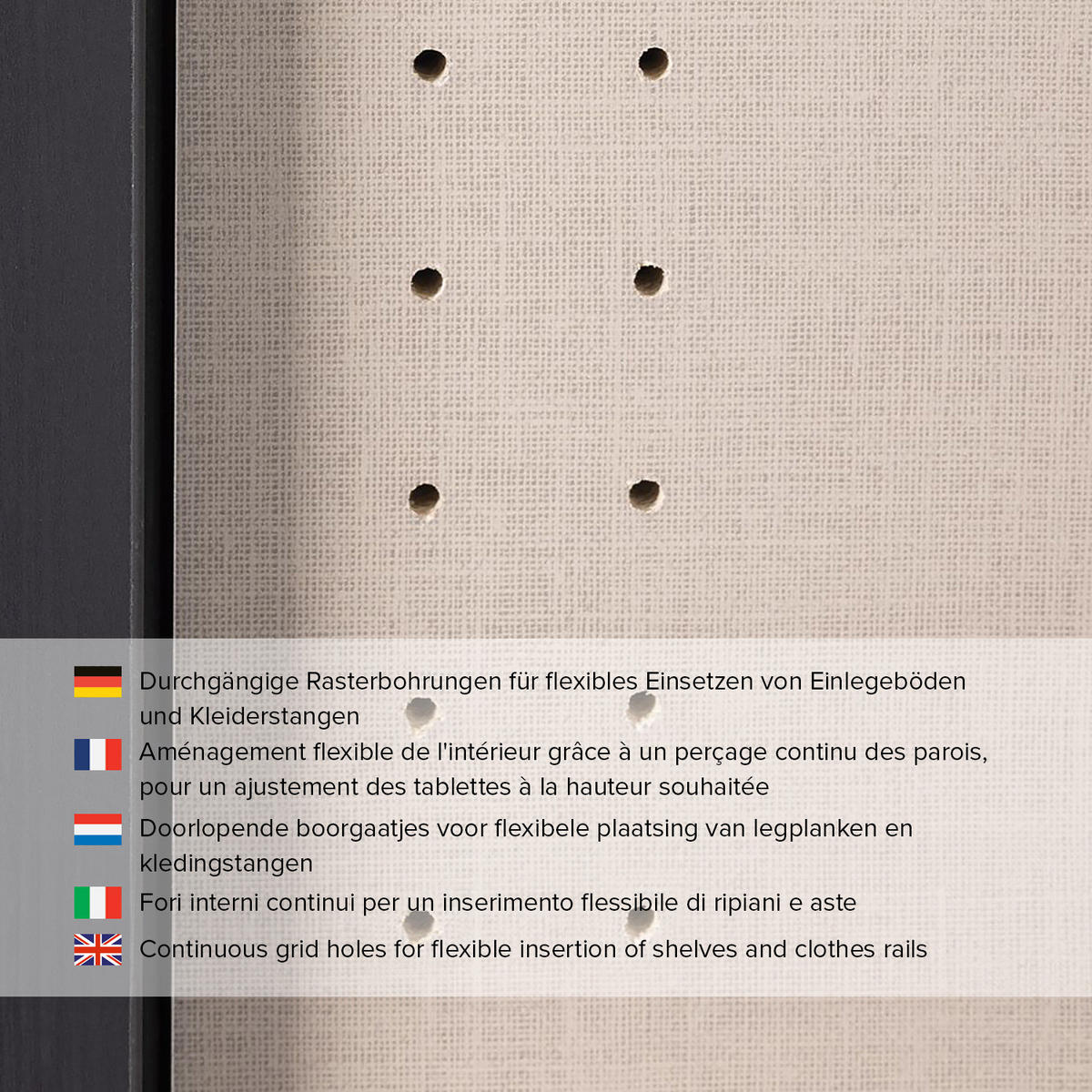 ECKSCHRANK mit Ausgleichsleisten - Weiß, Holzwerkstoff (121/210/121cm) - home24