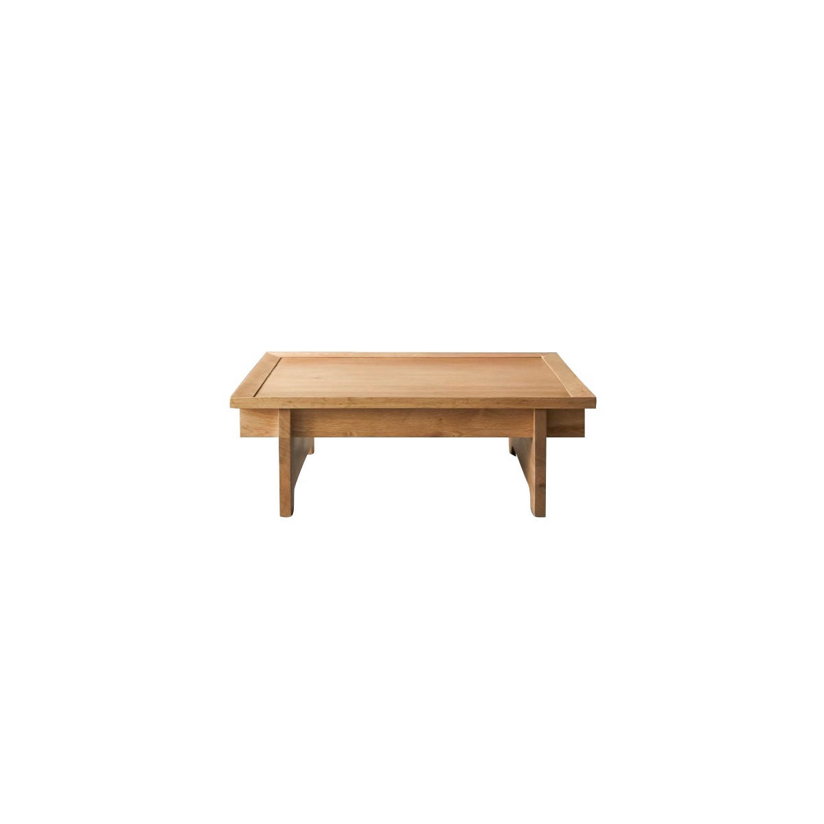 Tikamoon Couchtisch Natur 90x30x90 cm