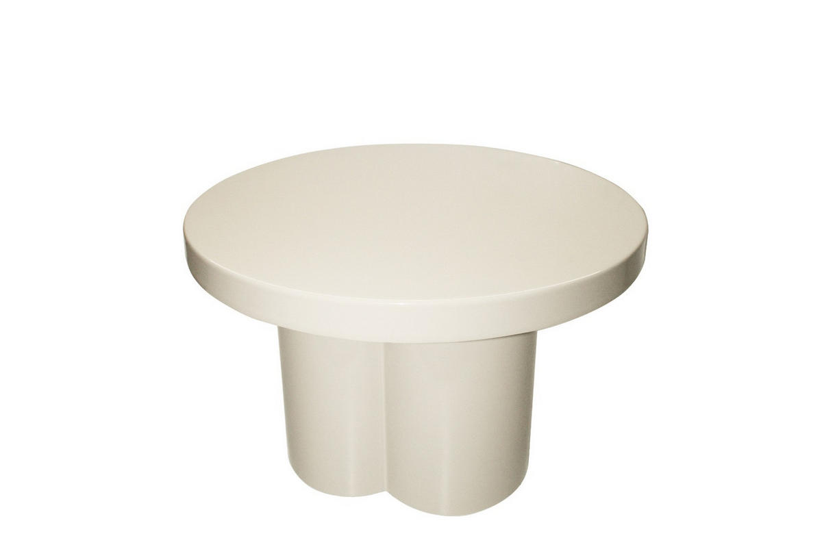 COUCHTISCH Noa Weiß 56.5 /56.5 /35.5 cm - Weiß, Metall (56.5/56.5/35.5cm) - Livingfurn