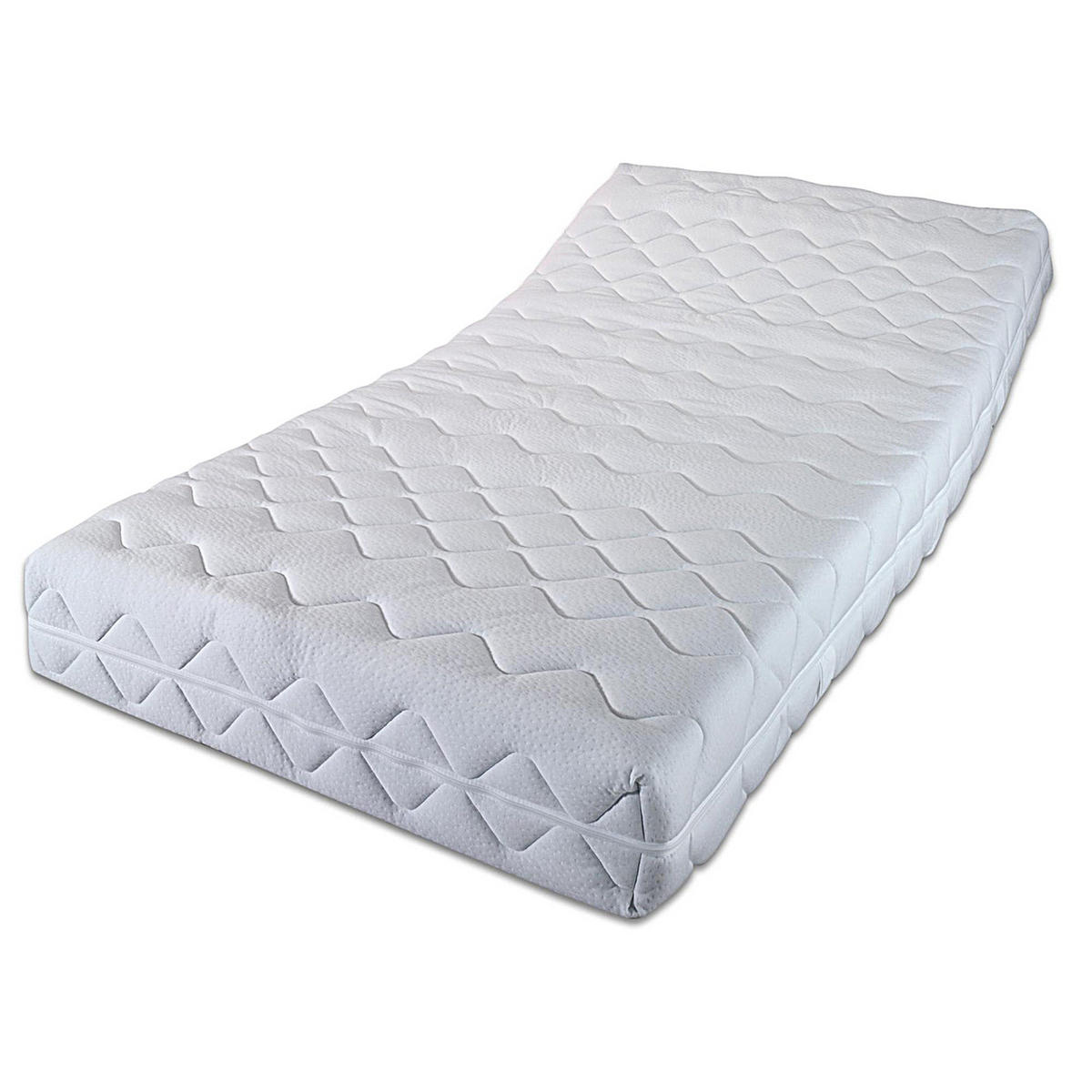 MATRATZE Medisan Plus KS, Größe: 100x200, Härtegrad: H2 - Weiß, Textil (100/200cm) - f.a.n. frankenstolz