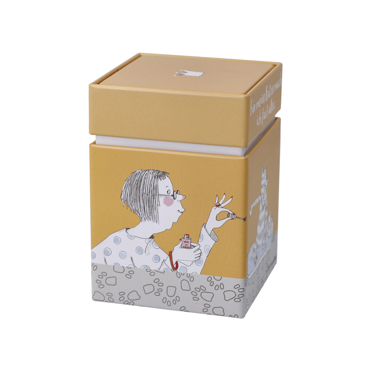TEEDOSE Barbara Freundlieb - Für meine Katze, Metall, Bunt, 600 ml - Multicolor, Metall (7.5/11/7.5cm) - Goebel