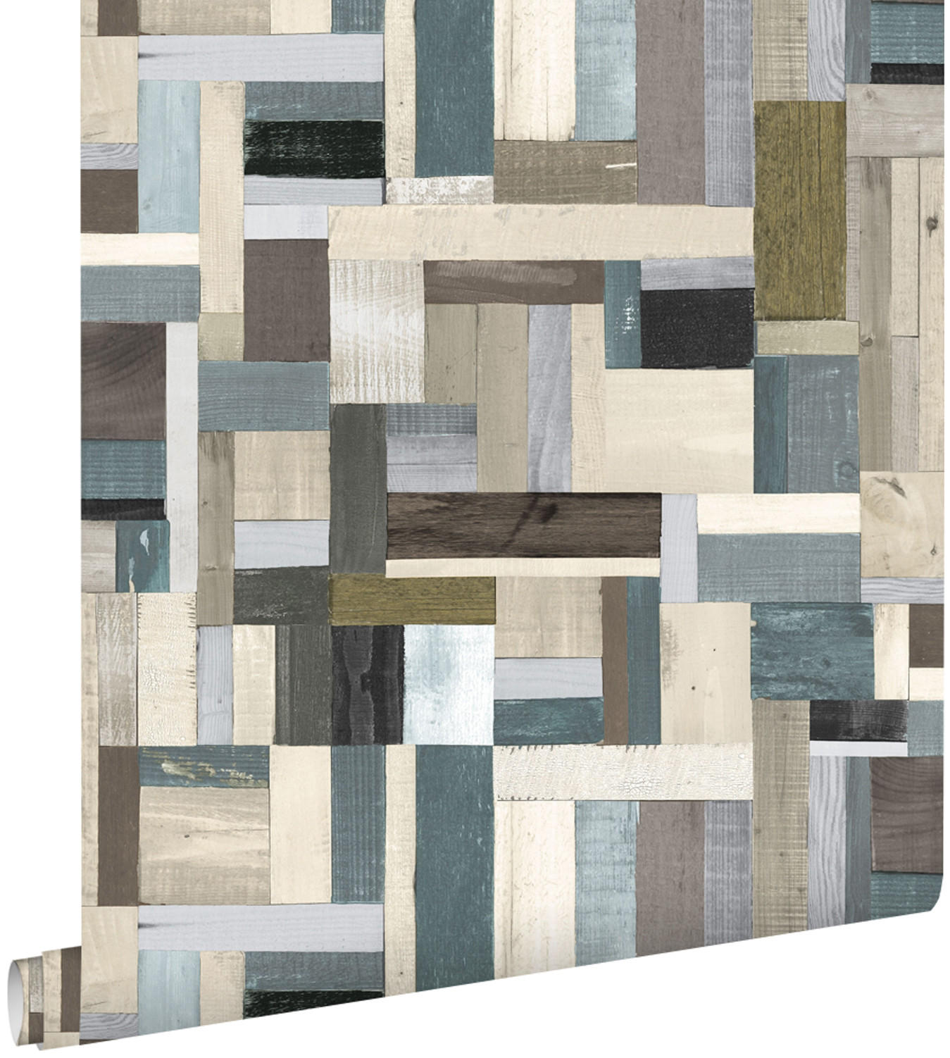 TAPETE Holz-Optik 53 cm x 10.05 m - Braun, Papier (53/1000cm) - ESTAhome