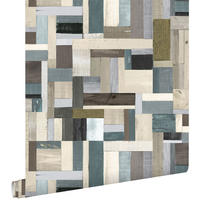 TAPETE Holz-Optik 53 cm x 10.05 m - Braun, Papier (53/1000cm) - ESTAhome