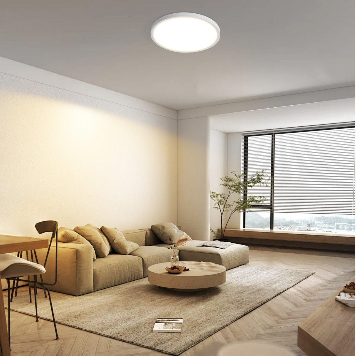 LED-DECKENLEUCHTE Malinowski 18/18/2.6 cm - Weiß, Kunststoff (18/18/2.6cm) - Nettlife