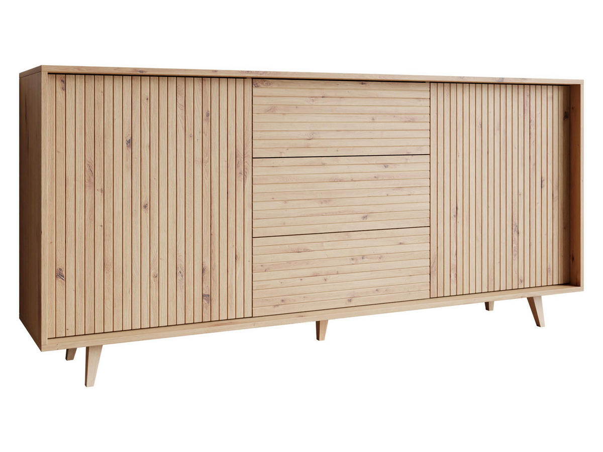 KOMMODE Ferido - Beige, Holzwerkstoff (180/84/40cm) - MIRJAN24