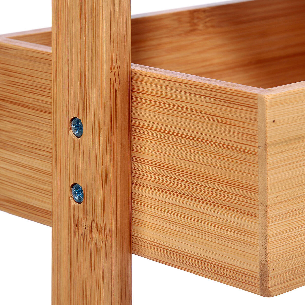 BADEZIMMERREGAL mit 4 Ebenen, Bambus, Braun, 88 cm - Braun, Holz (7/103/18cm) - 5five Simply Smart