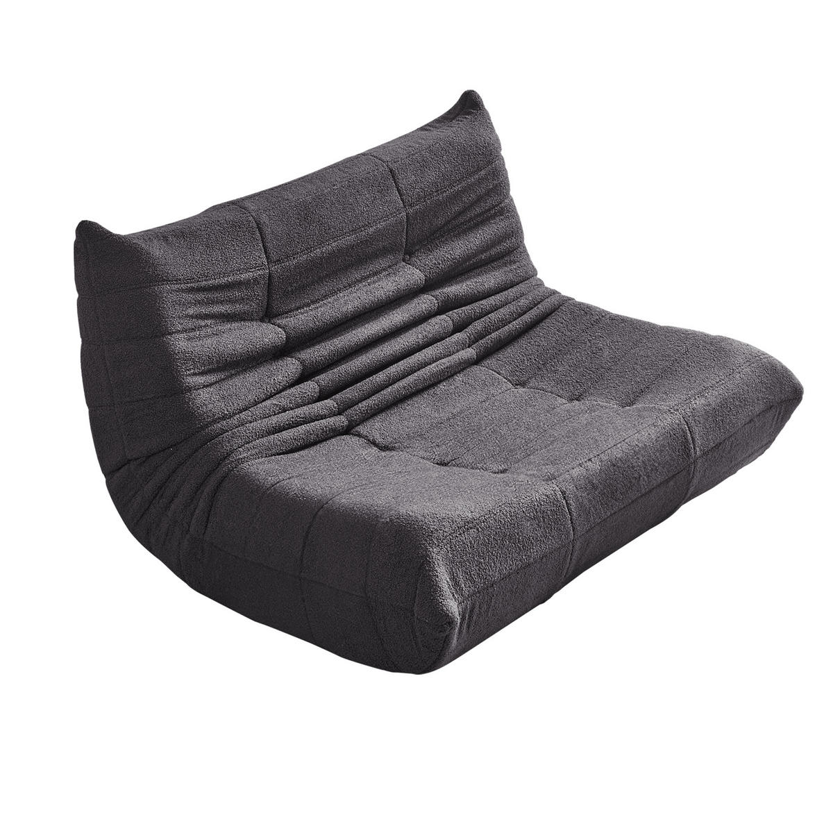 LIEGESESSEL 149/120/82 cm Schwarz Ergonomische Unterstützung für Schlafzimmer Wohnzimmer - Schwarz, Textil (120/82/149cm) - OKWISH
