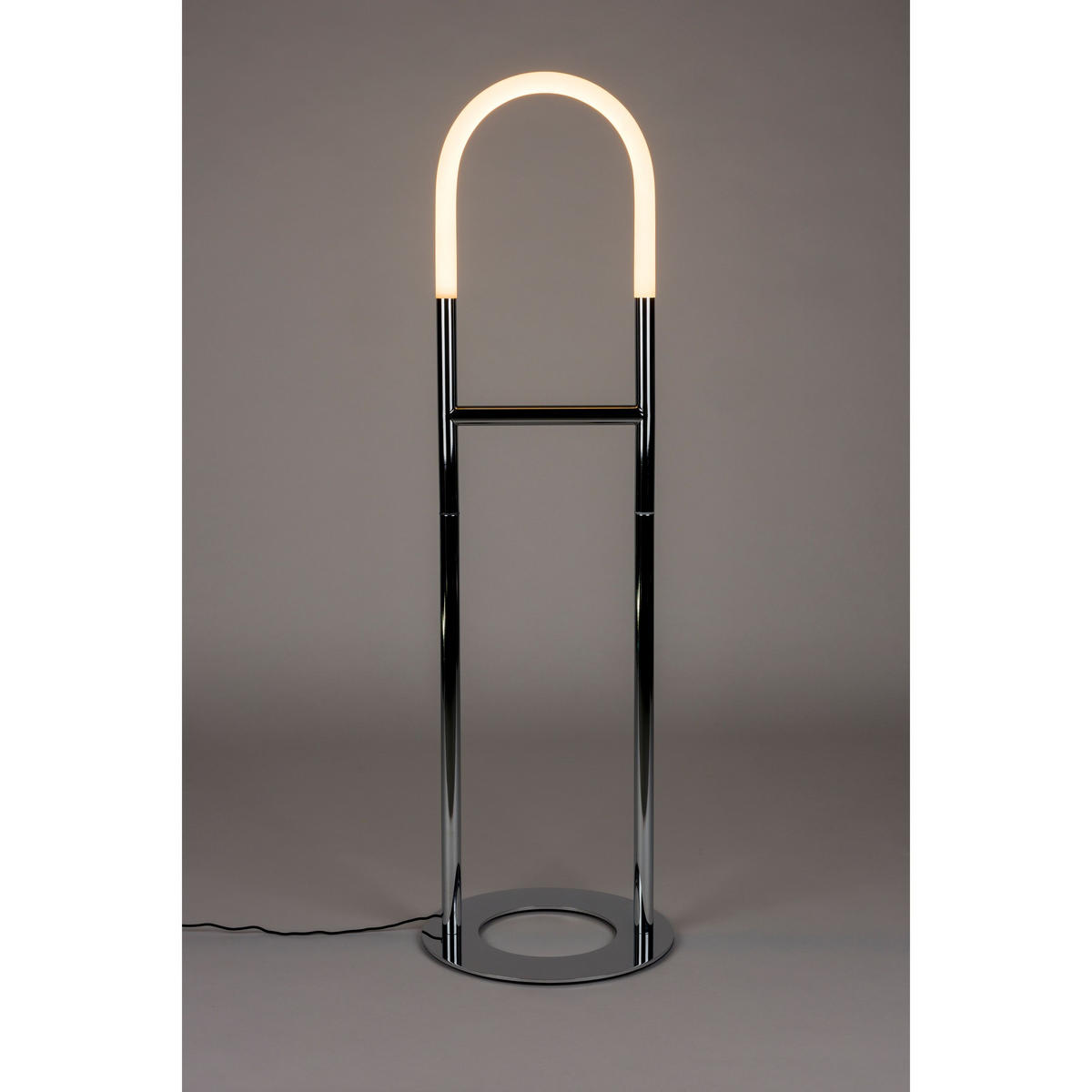 STEHLAMPE Arch Chrom - Silberfarben, Metall (40/40/135cm) - Zuiver