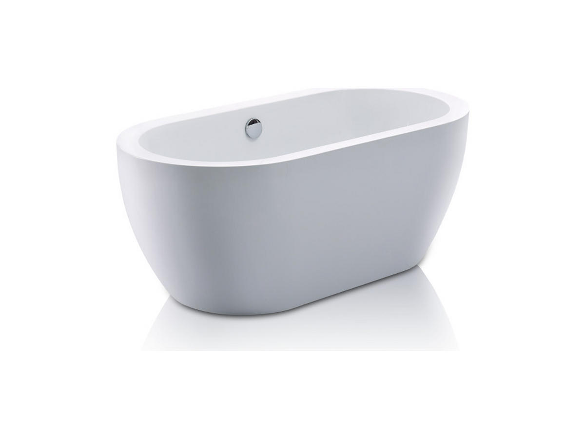 FREISTEHENDE Badewanne - 1 Person - Acryl - Weiß - Weiß, Kunststoff (149/58/75cm) - Vente-Unique