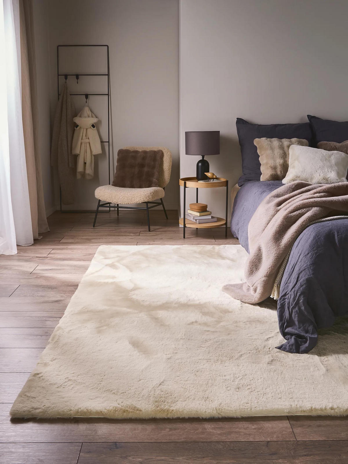 TEPISI od umjetnog krzna Dave krem 160x230 cm - krem, tekstil/plastika (160/230cm) - benuta Nest