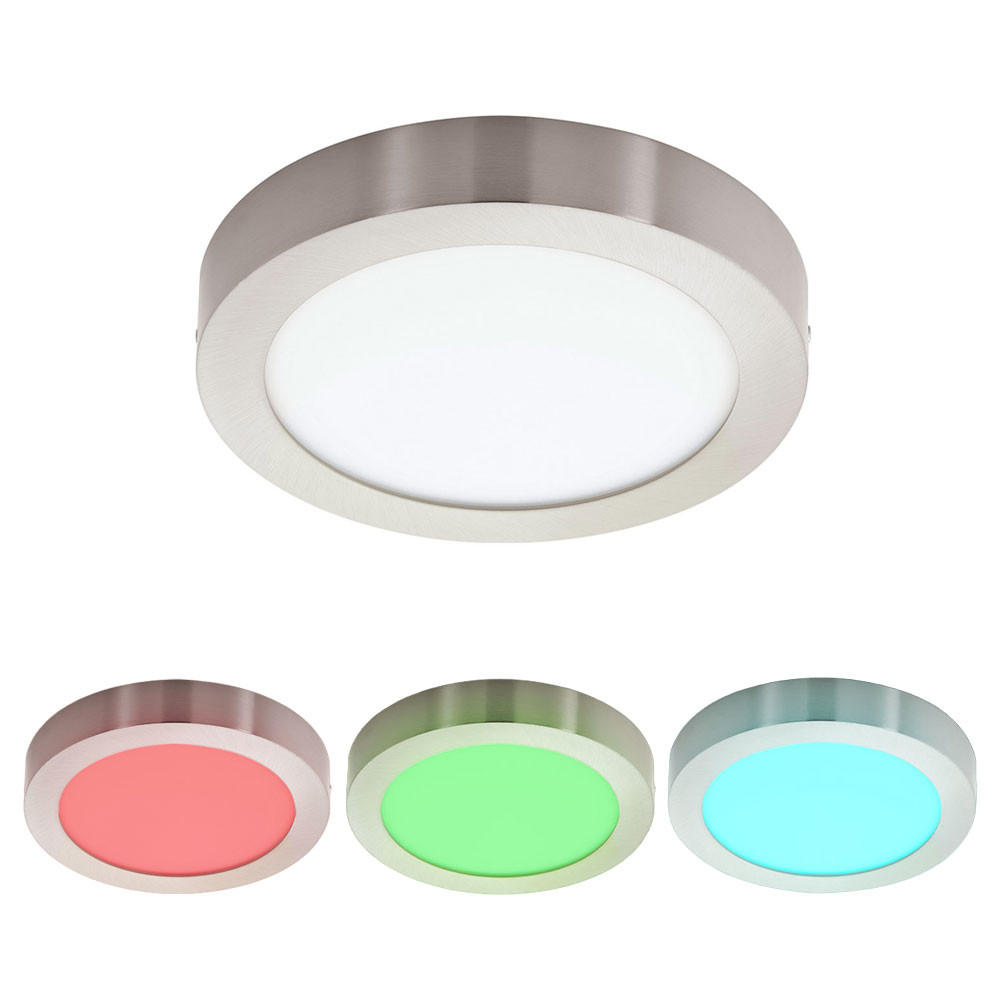 LED DECKENLEUCHTE TINUS Silber - Silberfarben, Metall (22.5/22.5/3.5cm)