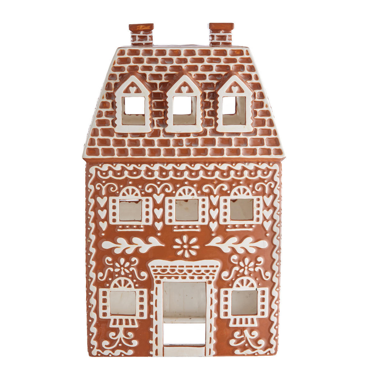 DEKO-HAUS Gingerbread - Braun, Keramik (18/11/30cm) - Butlers