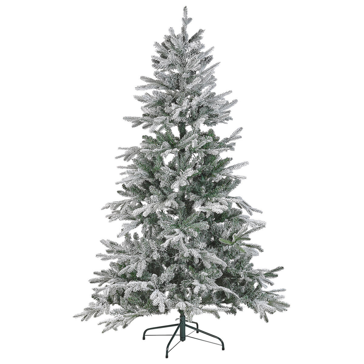 WEIHNACHTSBAUM 180 cm Weiß Miette - Weiß, Kunststoff (180cm) - Beliani
