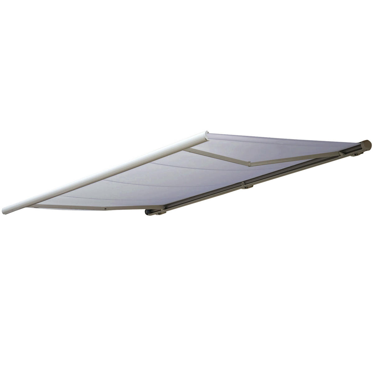 ELEKTRISCHE KASSETTENMARKISE Cremeweiß - Weiß, Textil (450/23/300cm) - MCW