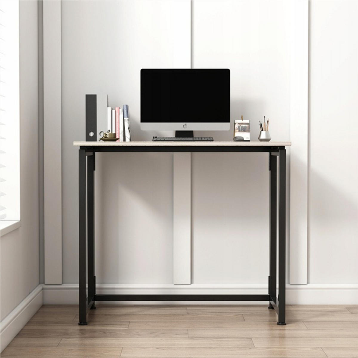 SCHREIBTISCH, hellbraun 80/40/72 cm - Braun, Holzwerkstoff (40/80/72cm)