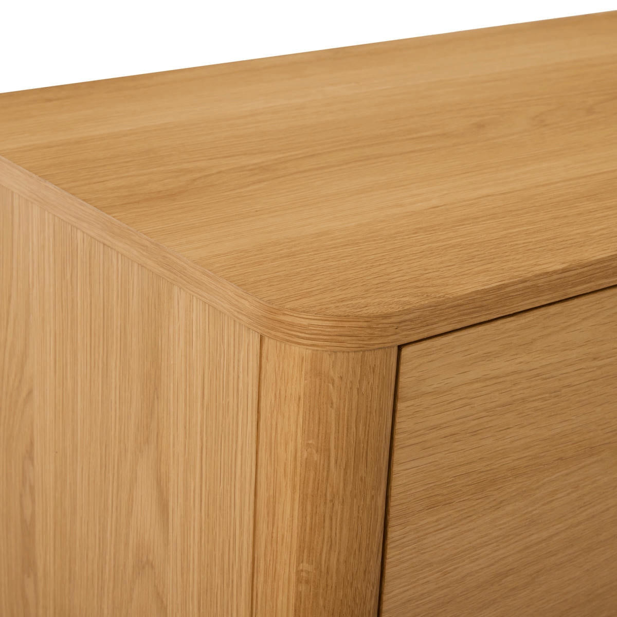 TV-ELEMENT Eiche massiv - Eichefarben/Braun, Holz/Holzwerkstoff (180/52/45cm) - Furnhouse