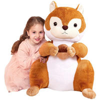 STOFFTIER Eichhörnchen 60 cm - Braun, Textil (43.2/58.4cm)