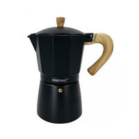 ESPRESSOKOCHER Schwarz 10.8/18.9/21.4 cm KH1887 - Schwarz, Metall (18.9/21.4/10.8cm) - Kinghoff 