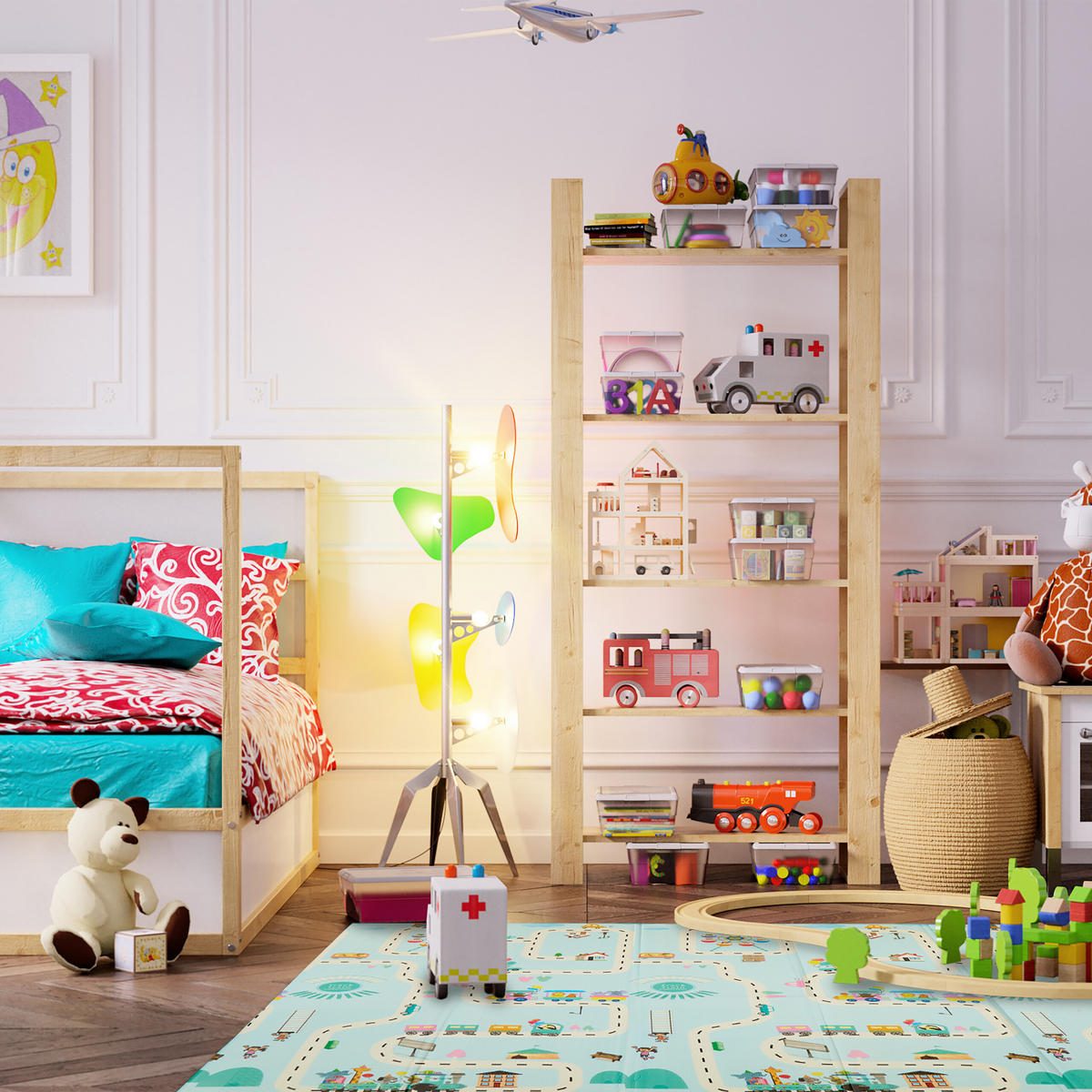 HRACIA deka - viacfarebná, textil/plast (200/150cm) - Relaxdays