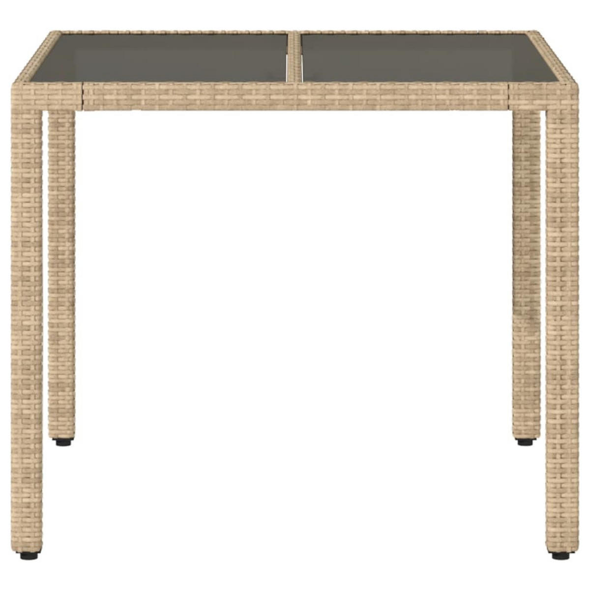 GARTENTISCH Tischger 90/75/90 cm - Beige, Naturmaterialien (90/90/75cm) - ZMH