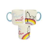 KAFFEEBECHER The Peanuts Snoopy Träum weiter - ich tu's auch Weiß/Blau 320 ml - Multicolor, Keramik (0.32L) - United Labels