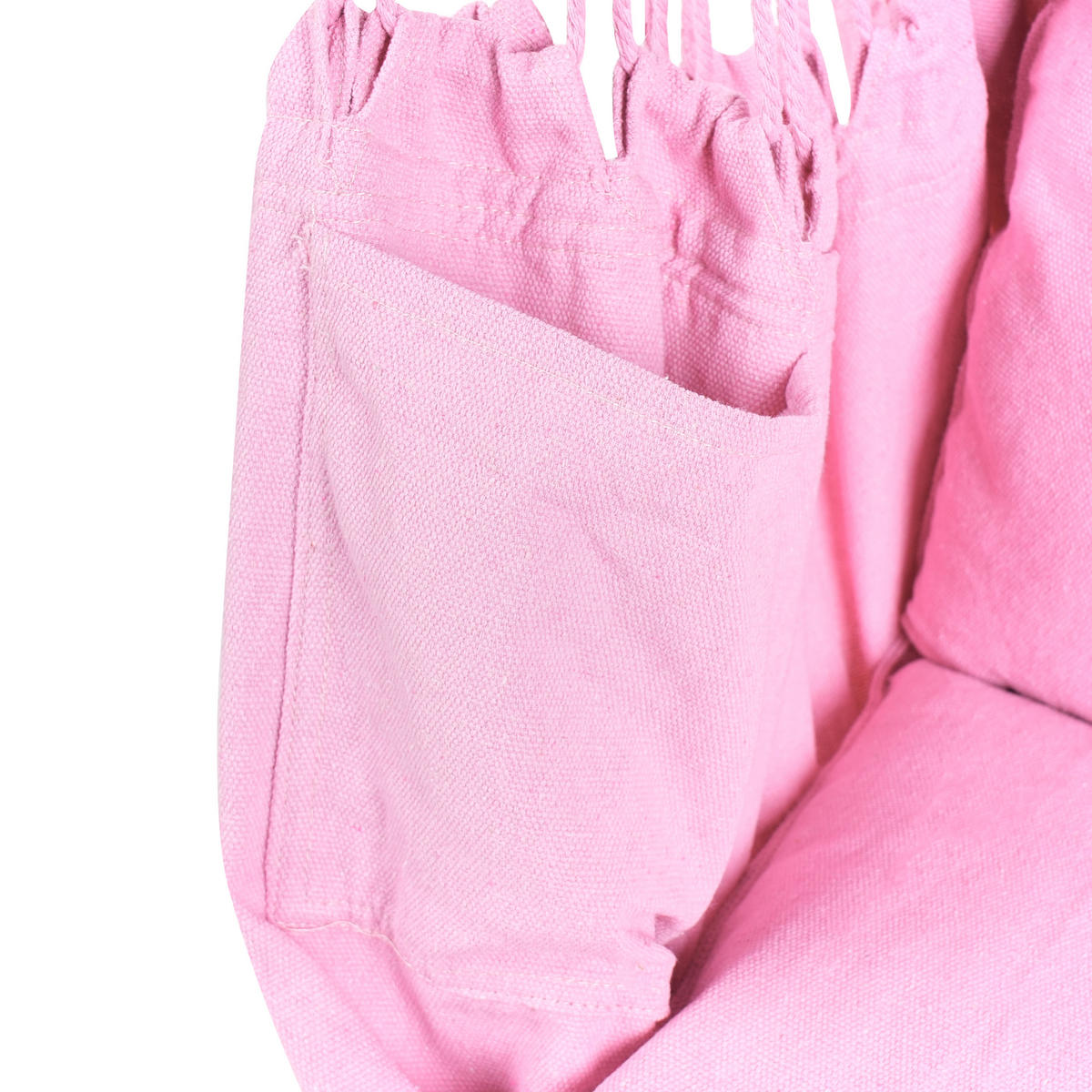 HÄNGESESSEL Rosa Bonea - Pink, Textil (95/125/55cm) - Beliani