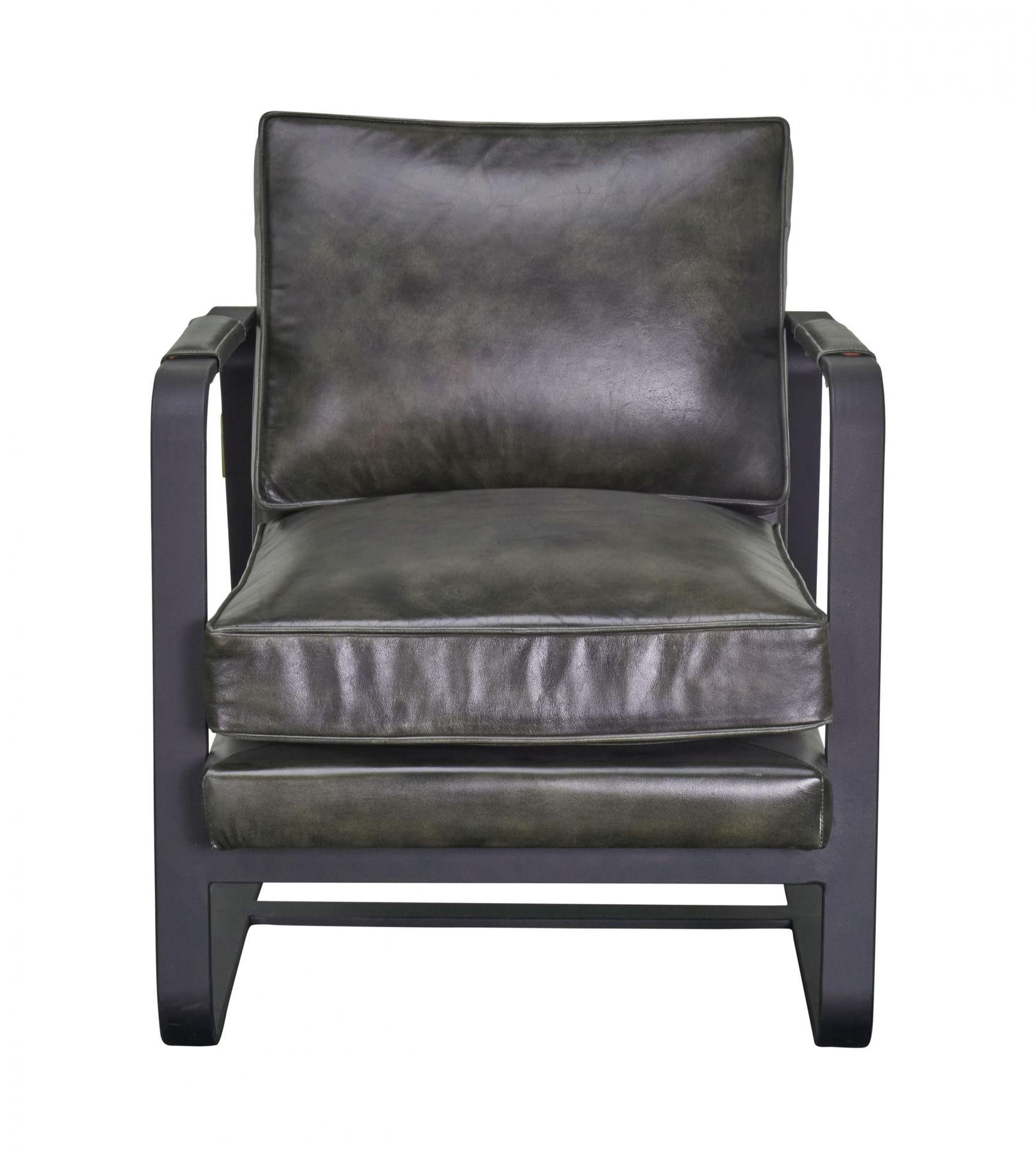 LEDERSESSEL Jano 82x64x86 cm, Leder, Grün - Dunkelgrün, Leder (64/82/86cm) - dasmöbelwerk