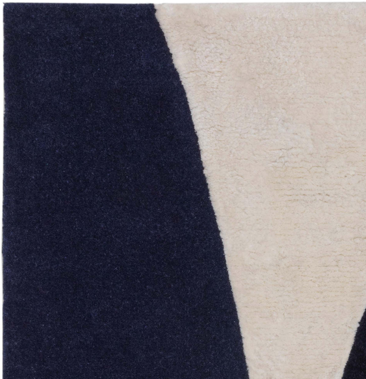 TEPPICH modern handgetuftet SAPHIR Blau 120 x 170 cm - Blau, Naturmaterialien (120/170cm) - Novatrend