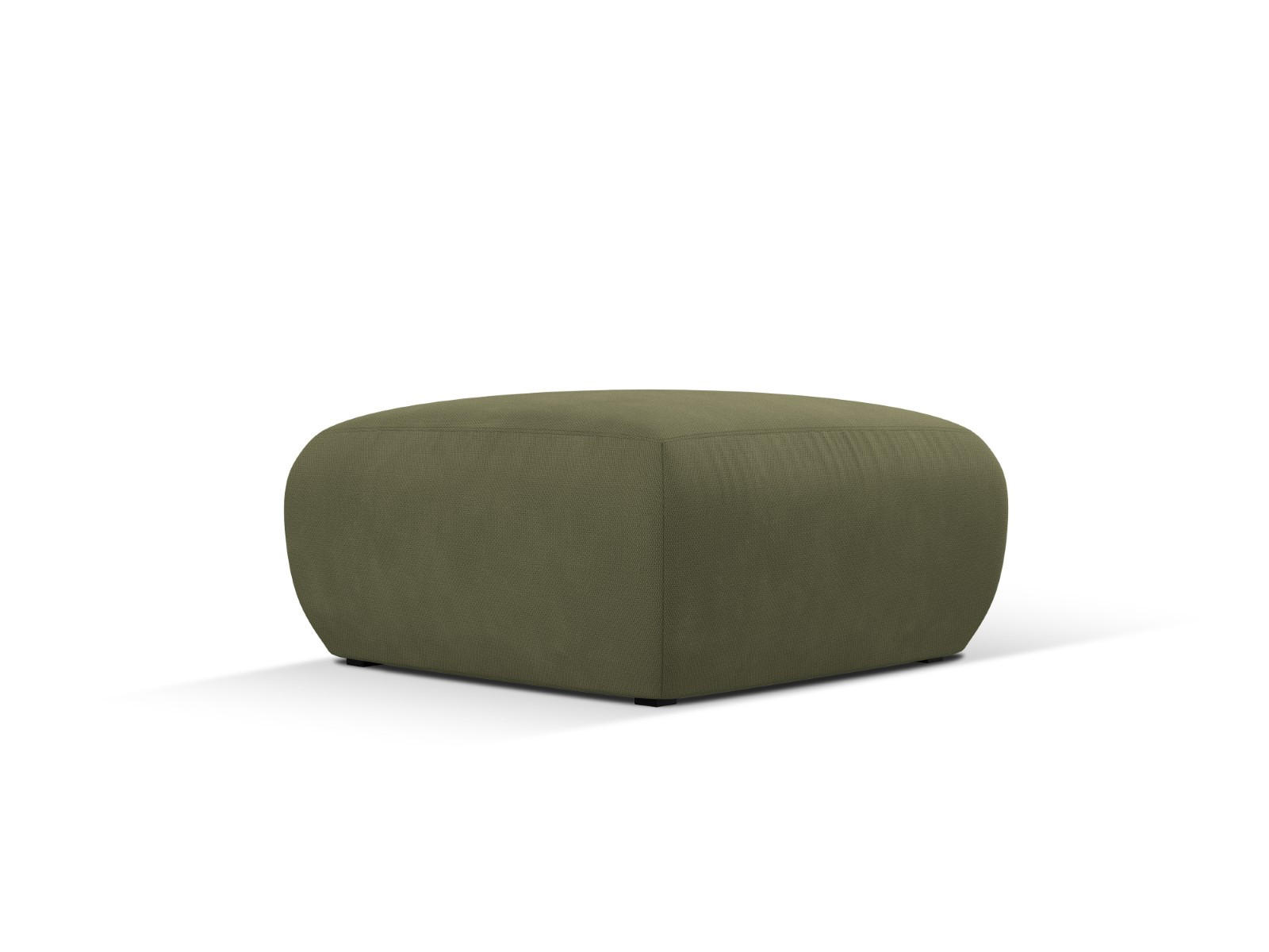 POUF Molino aus strukturiertem Stoff hellgrün - Hellgrün, Textil (75/36/75cm) - Micadoni