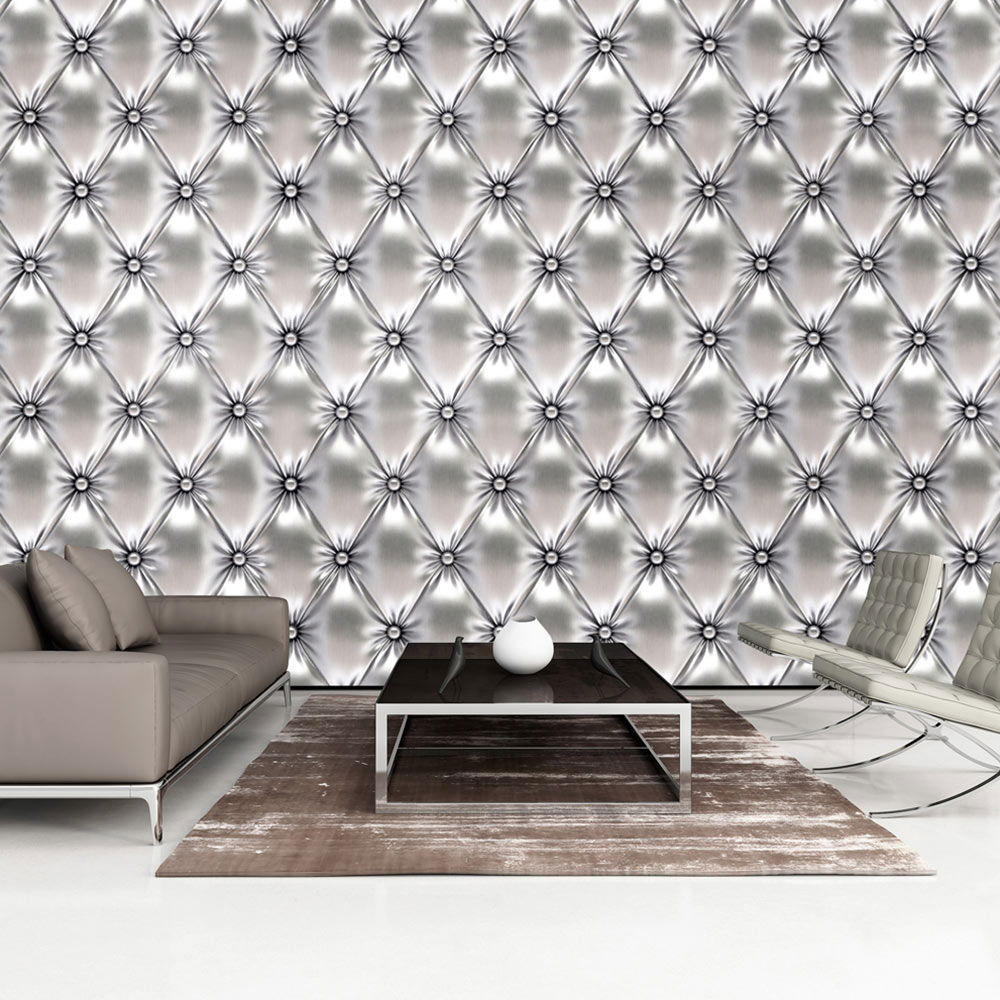 SELBSTKLEBENDE FOTOTAPETE 490/280 cm - Weiß/Grau, Kunststoff/Textil (490/1cm) - KUNSTLOFT
