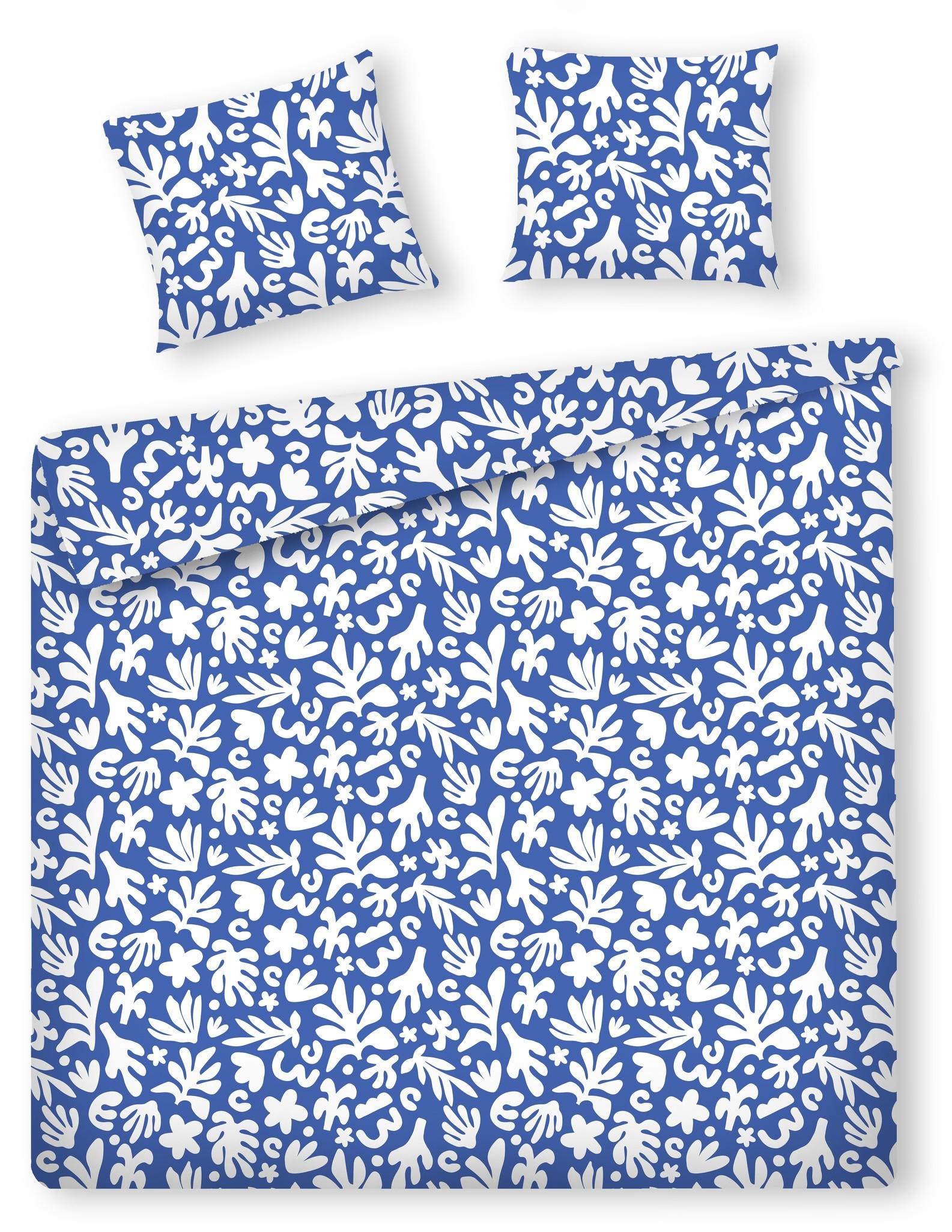 BETTWÄSCHE Breeze - Dunkelblau, Textil (160/200cm) - home&you