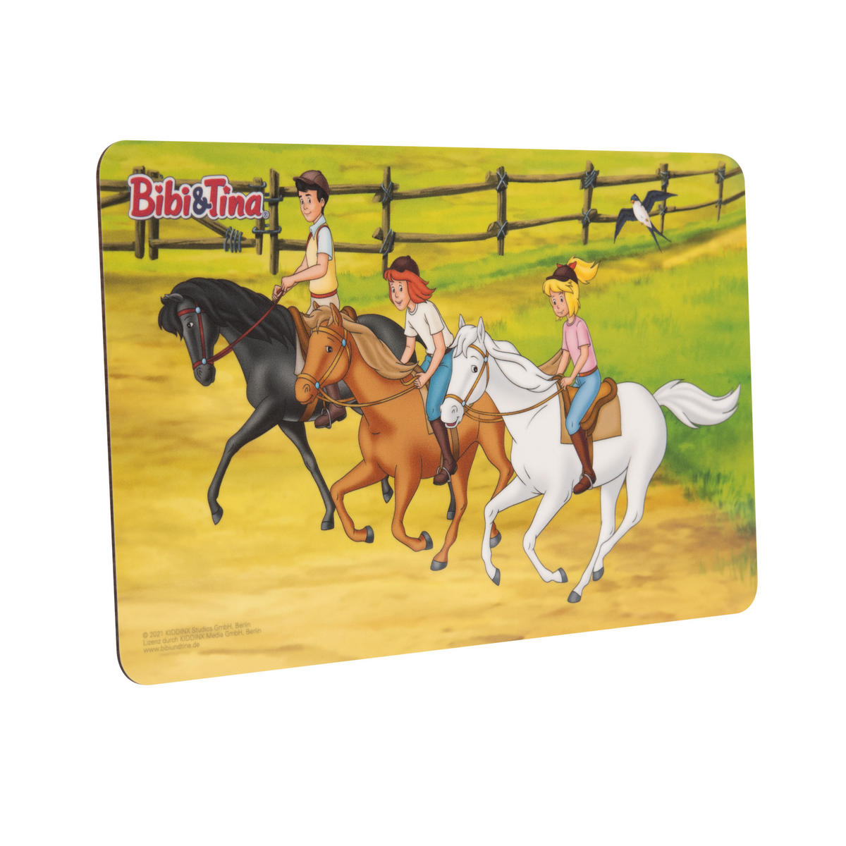 BRETTCHEN Bibi und Tina Ausritt mit Alex Mehrfarbig 14,5 x 23,5 cm - Multicolor, Kunststoff (14.5/23.5cm) - United Labels
