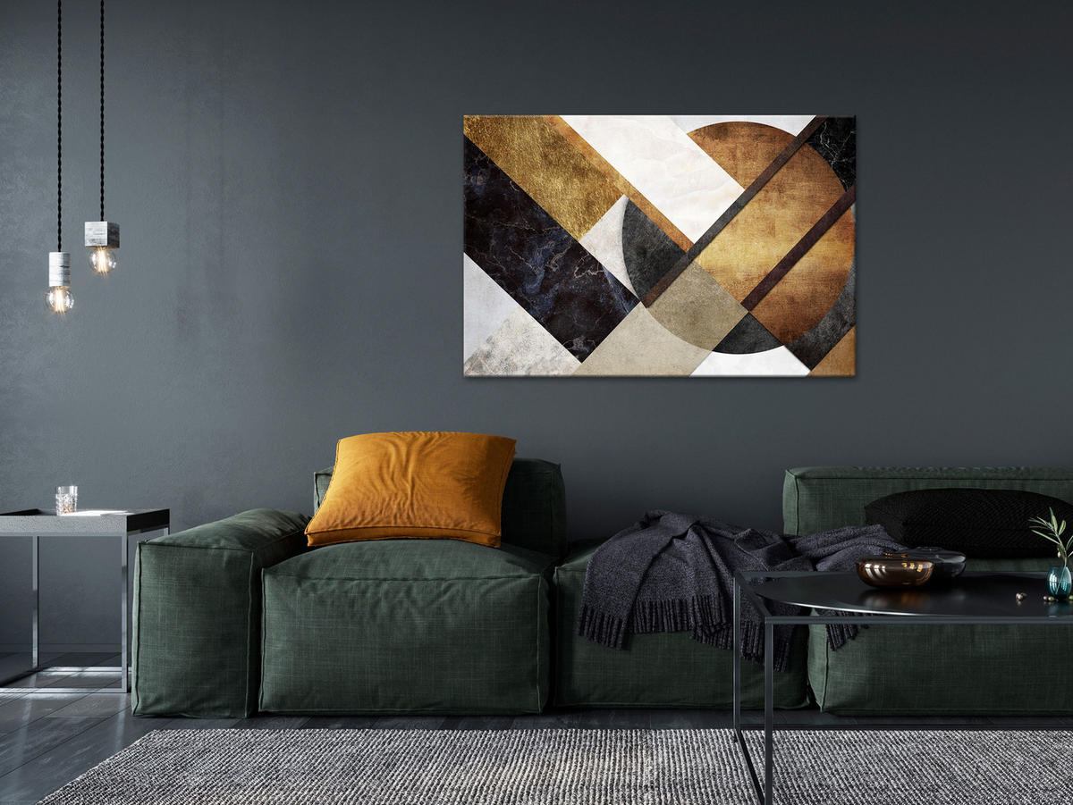 KUNSTDRUCK Bunt 60/40 cm - Multicolor, Textil (60/40cm) - KUNSTLOFT