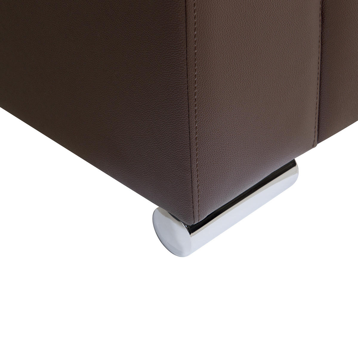 SESSEL Leder braun Helsinki - Braun, Leder (96/72/76cm) - Beliani