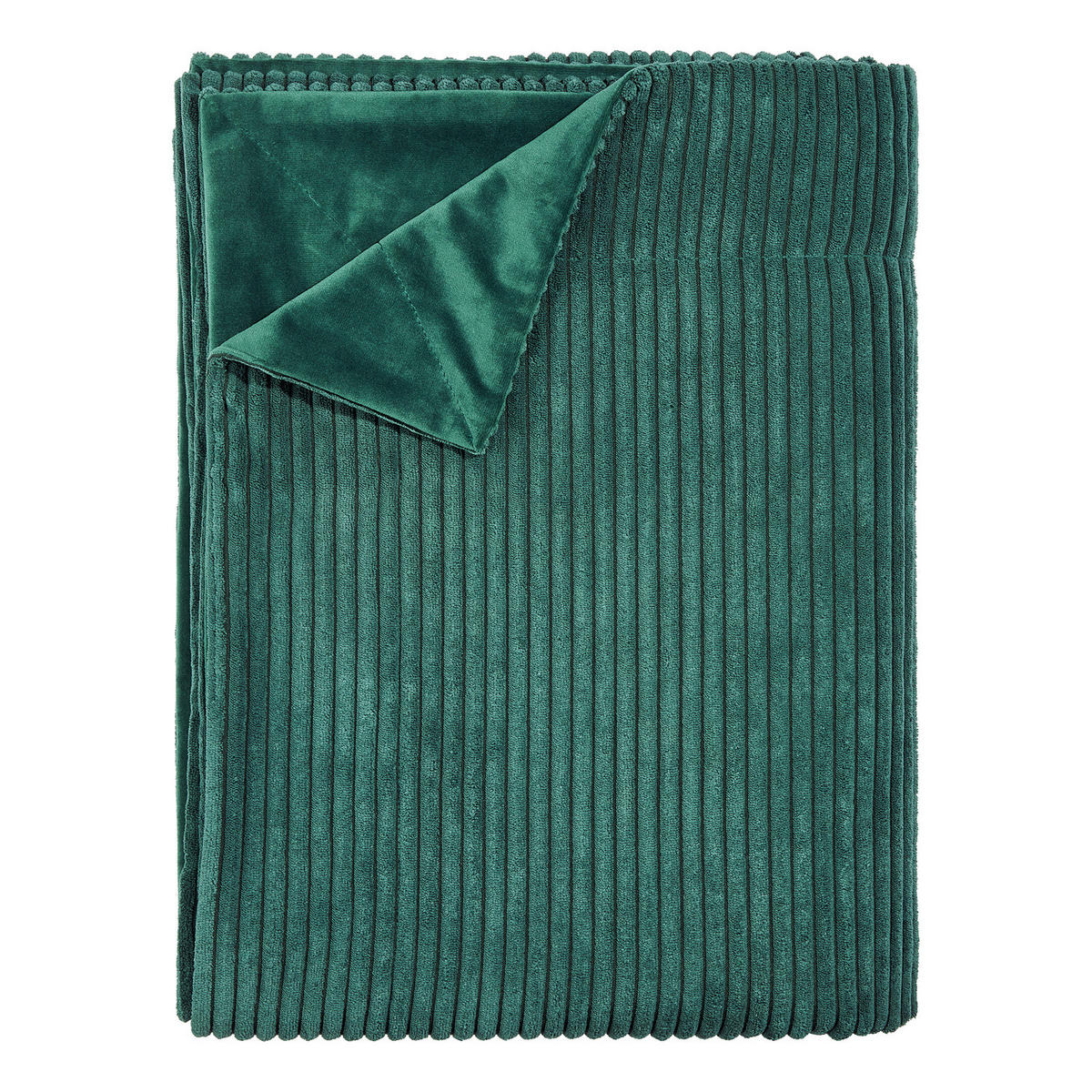 DECKE LORD OF THE CORD - Grün, Textil (150/200cm) - Butlers