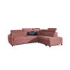 ECKSOFA Schlafsofa Anton In Esito - Rosa, Holzwerkstoff/Textil (265/205cm) - Fun Möbel