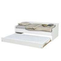 AUSZIEHBETT SWEET und Bettschublade/ Bett 2x90x200 - Weiß - Weiß, Holzwerkstoff (90/200cm) - Weber Industries