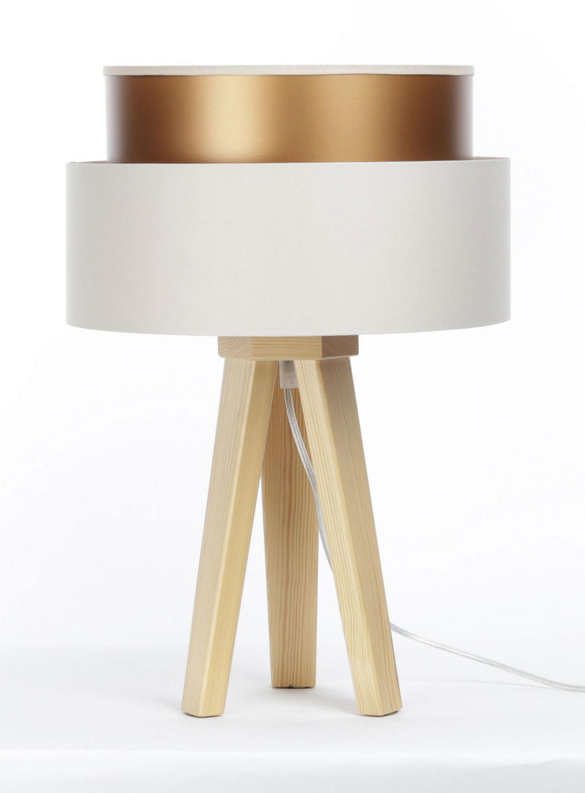 TISCHLAMPE Beige 30/45 cm - Braun, Kunststoff (30/0.7/45cm) - ONZENO