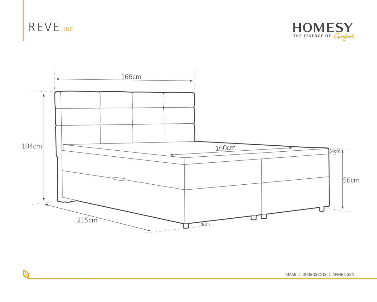 BOXBETT Reve 160 x 200 cm mit Bettkasten und Lattenrost ohne matratze - dunkelgrün - Hellblau, Holz (160/200cm) - Homesy