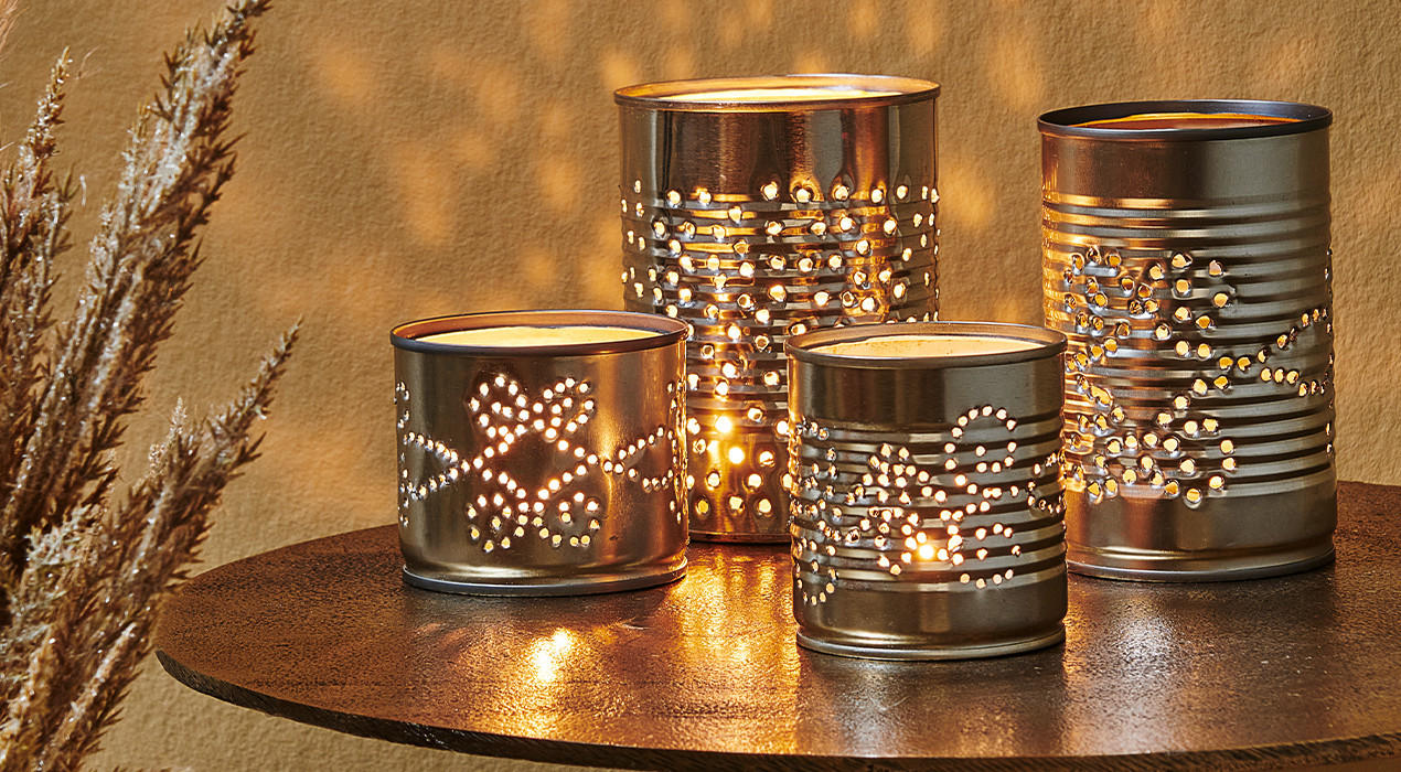 DIY Windlichter Orient Gold Beige Teaser