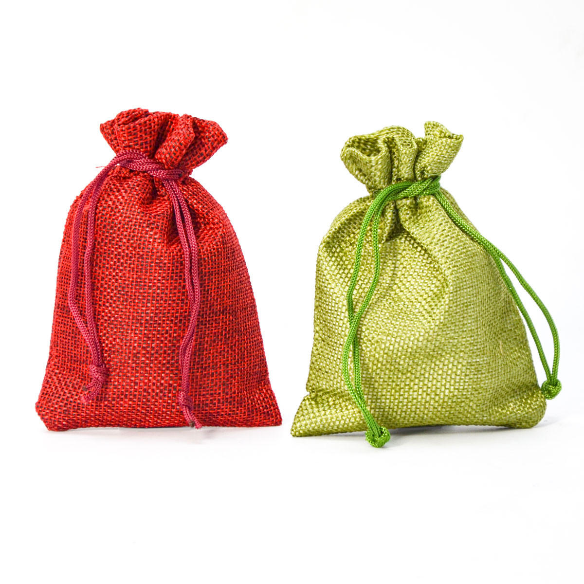 ADVENTSKALENDER zum Selbstbefüllen, 24 Geschenk-Säckchen Rot - Rot, Kunststoff (9.5/3/13cm) - Dunedesign